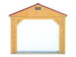 Garage Door Utility Shed